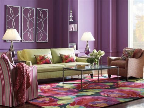 18 Purple Living Room Designs Ideas Design Trends