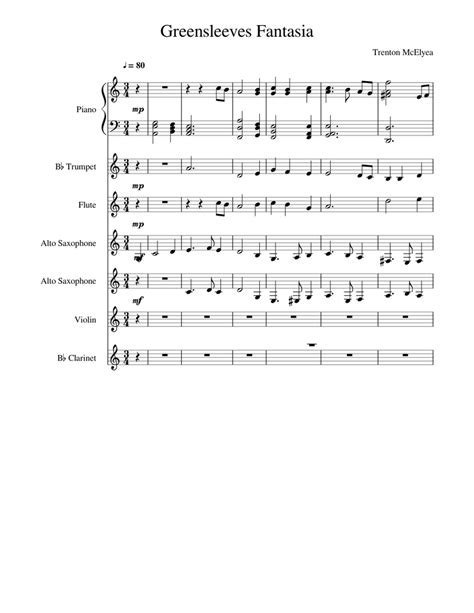 The most beautiful folk songs cd flute flute sheet music cd schott. Greensleeves Fantasia Sheet music for Piano, Trumpet (In B Flat), Violin, Flute & more ...