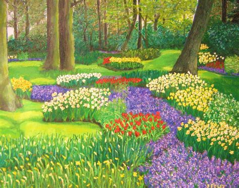 Spring Landscape painting | Spring landscape, Landscape paintings, Landscape