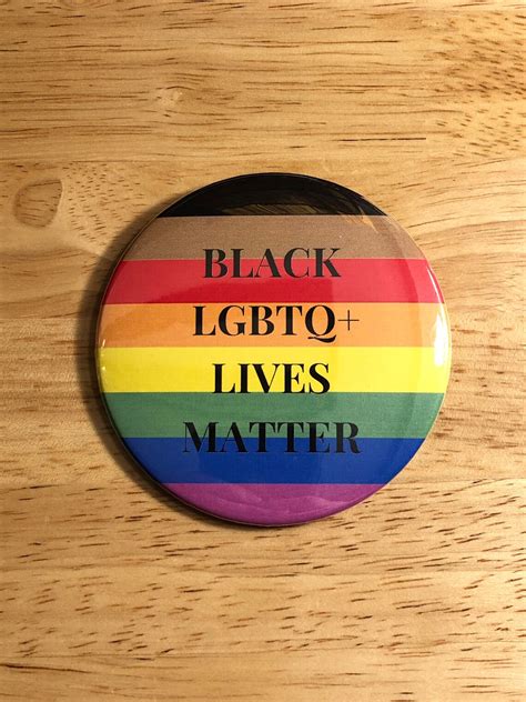 Black LGBTQ Lives Matter Black Lives Matter Handmade Pin Etsy