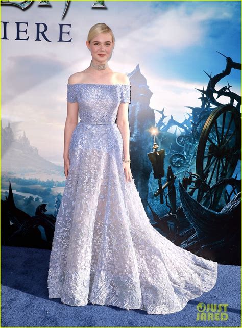 Elle Fanning Sparkles Like A Princess At Maleficent Hollywood