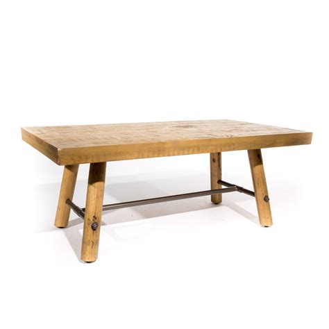 Coordinate the look with matching side tables and lighting. Preston Reclaimed Small Rectangular Coffee Table By The ...