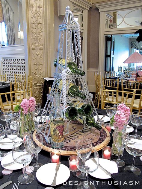 A Paris Themed Party April In Paris Centerpieces For A Spring Event