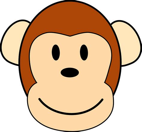 猴 头 脸 免费矢量图形pixabay Pixabay