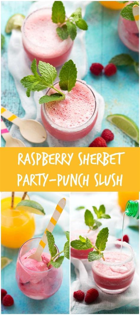 3 Ingredient Raspberry Sprite Slush The Perfect Party