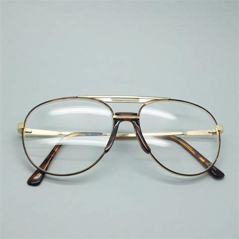 Aviator Traditional True Half Bifocal Reading Glasses 200 Tortoise Gold Frame