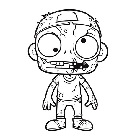 Free Zombie Coloring Pages