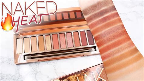 Review Swatches Urban Decay Naked Heat Palette Youtube