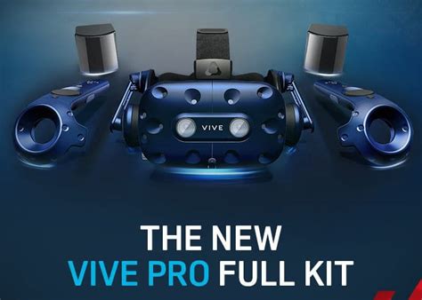 Htc Announces The Vive Pro Full Kit Steam Vr 20 Base Stations Pro