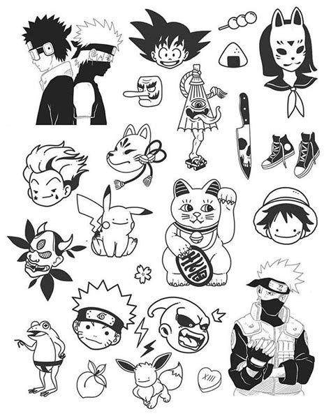 Pin By Sofija Stepanuyk On Dibujos Garabateados Anime Tattoos Doodle