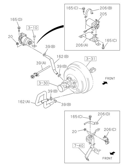 Isuzu Npr Hd Sensor Br Brake Brakes Piping Vacuum 8 98241 415 1