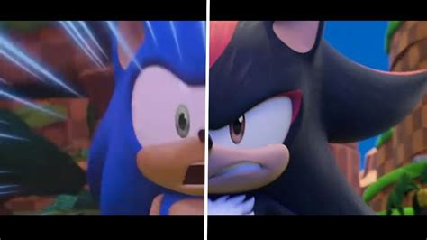 Sonic Prime Shadow Vs Sonic Fight Scene Choose Your Favorite Design