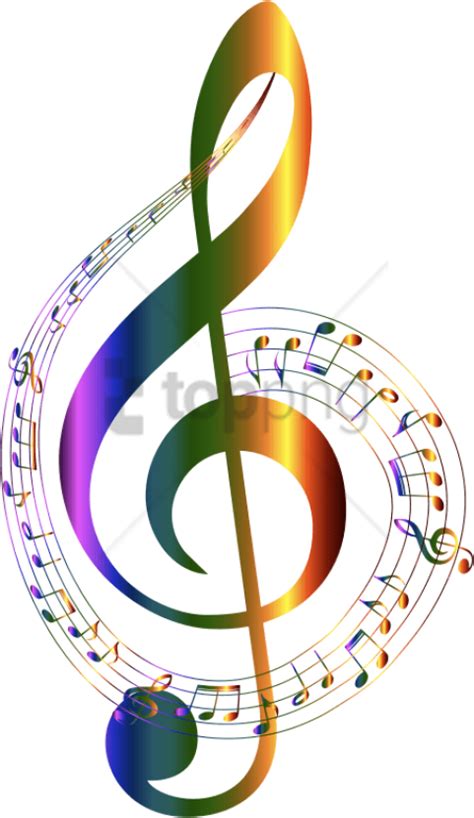 Free Png Colorful Music Note Png Png Image With Transparent