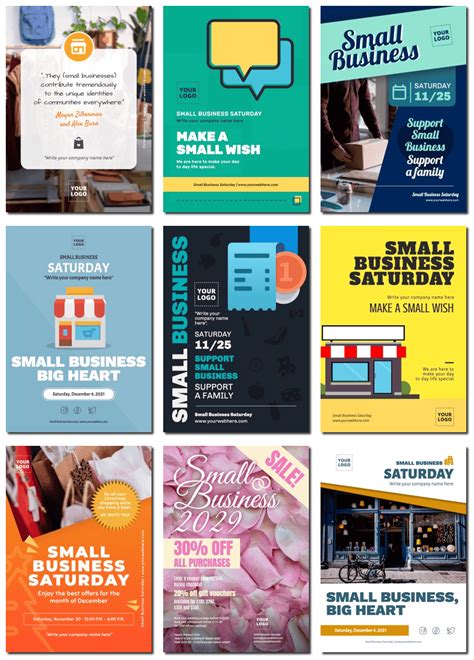 Small Business Saturday Flyer Templates