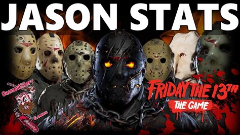 Friday The 13th The Game All 7 Playable Jasons Stats Full