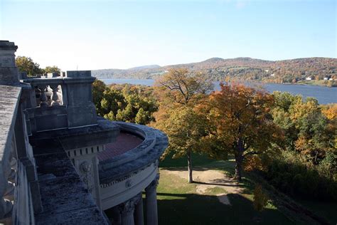 View Of The Hudson River From The Vanderbilt Vanderbilt Mansions