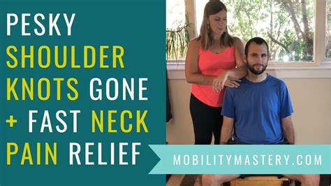 Kinetix Fascial Release For Upper Traps Shoulder Knots Neck Pain Shoulder Tension Relief
