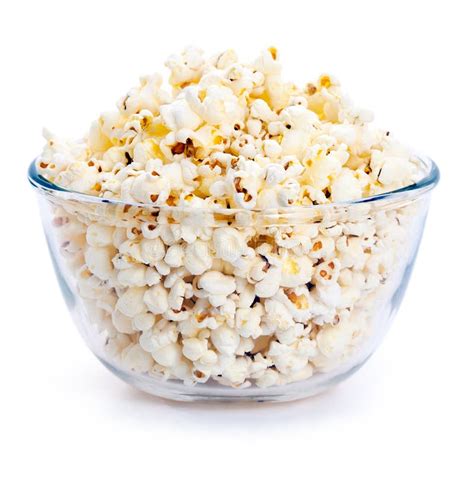 Big Bowl Of Popcorn Stock Photo Image Of Isolated Fluffy 20900640