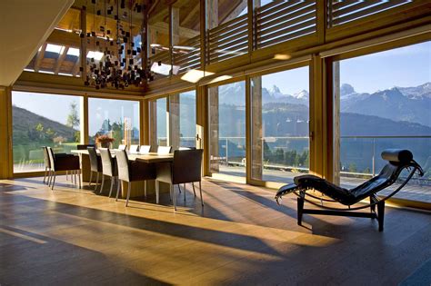 Architecture Pure Modern Swiss Chalet Interior Design Callender Howorth