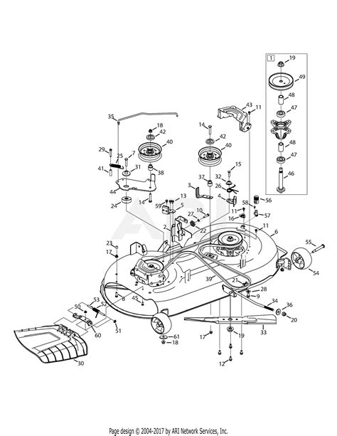 Enter your mtd model number below. MTD 13AX795S004 (2015) Parts Diagram for Mower Deck 42-Inch