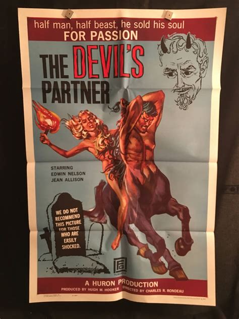 Original The Devil S Partner One Sheet Movie Poster Etsy