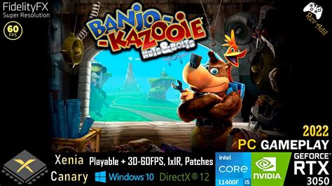 Banjo Kazooie Nuts And Bolts Pc Gameplay Xenia Canary Playable Xbox