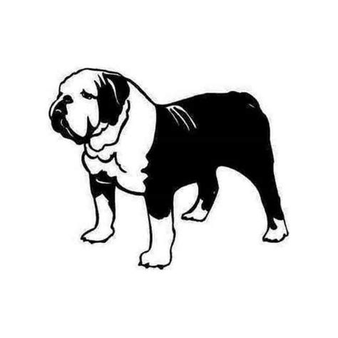 Download English Bulldog Silhouette at GetDrawings | Free download