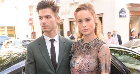 Brie Larson Fianc Alex Greenwald Couple Up In Paris For Valentino Fashion Show Alex