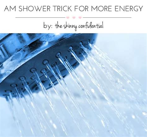 The Most Amazing Shower Trick For More Energy