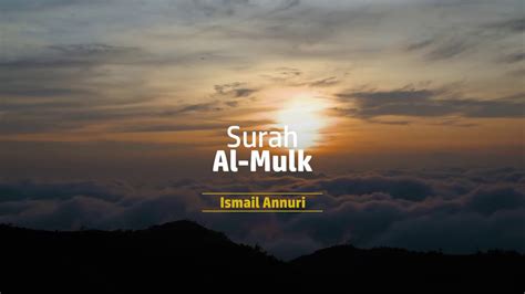Dengan nama allah, yang maha pemurah, lagi maha mengasihani. Surah Al - Mulk || Terjemahan Bahasa Melayu - YouTube