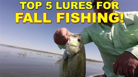 5 Best Lures For Fall Bass Fishing How To Bass Fishing YouTube