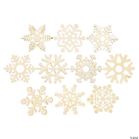 Diy Unfinished Wood Snowflakes