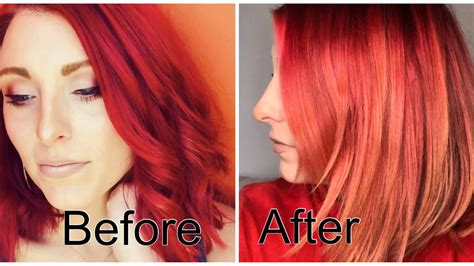 How Fast Red Hair Fades Youtube
