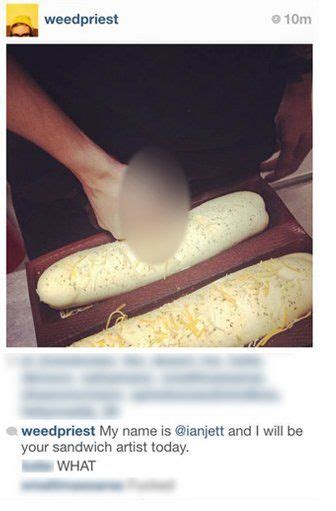 Subway Employee Ian Jett Lays Penis On Sandwich Bread Gets Fired After Posting Photos To Instagram