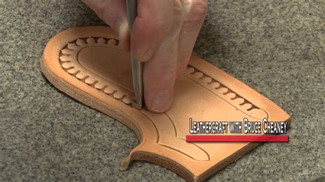 How To Stamp Leather Patterns Leathercraft Tutorial Leathercraft Youtube