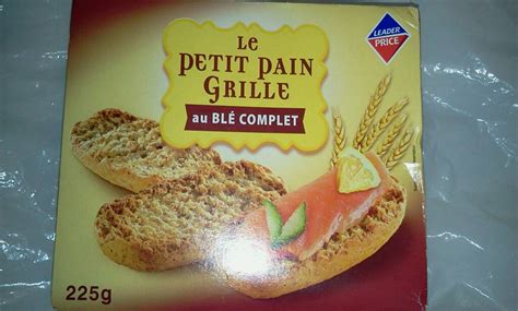 Petit Pain Grillé Au Blé Complet Régime - Le petit pain grillé au blé complet 225g - Tous les produits pains