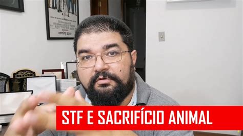 STF e o sacrifício de animais constitucionalidade YouTube