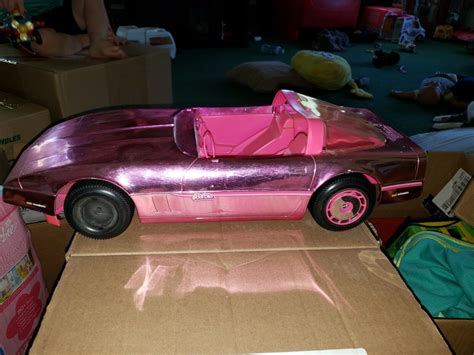 Barbie Ultra Vette Corvette Pink Metallic Car Vintage 1984 Mattel Ebay