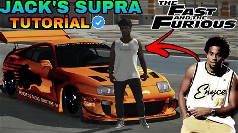 Toyota Supra Tutorial Car Parking Multiplayer Fast And Furious How To Make Youtube