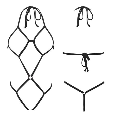 Buy Lamorty Crotchless Lingerie For Women Micro Sling Bikini Extreme Sling Slutty Exotic G