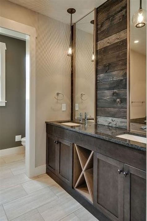 10 Stunning Modern Rustic Bathroom Design Ideas For Your Home Rustic