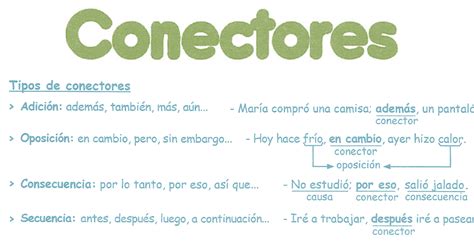 Oraciones Con Conectores De Orden Coinarimapa