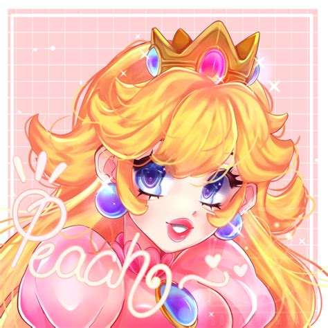 Princess Peach Fanart IbisPaint