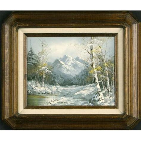 Mountain View Oil Painting Wallace 1180474