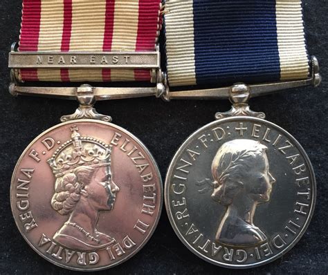 Post World War Ii Royal Navy Medals Including Korean War And Falklands