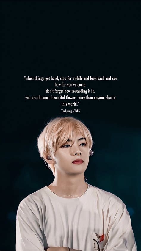 Bts V Quotes Wallpapers Wallpaper Cave