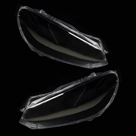 pair clear plastic headlight lamp lenses replacement for vw golf 6 mk6 2010 2014 732140013243 ebay
