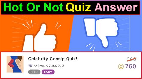 Hot Or Not Quiz Answers Celebrity Gossip Quiz Hot Or Not Quiz