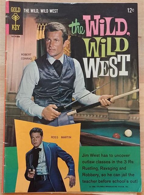 Wild Wild Wild West 1 1965 Gold Key Comic Book Robert Conrad As Jim