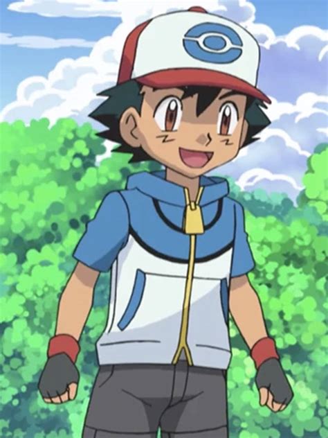 Pokémon Horizons S01 Ash Ketchum Blue Vest J4jacket